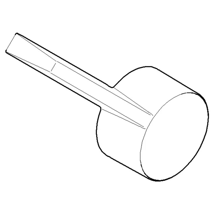 Greep Hendel 38x23x91mm chr