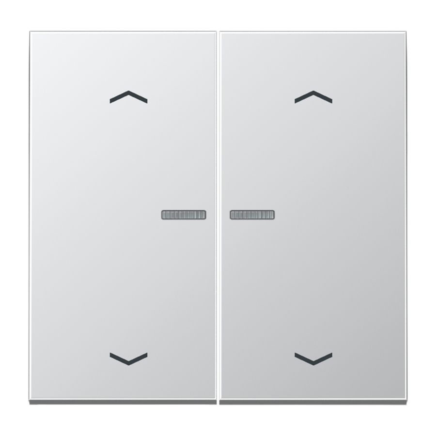 Stuurafdekking LS 2voudig aluminium pijl HOME