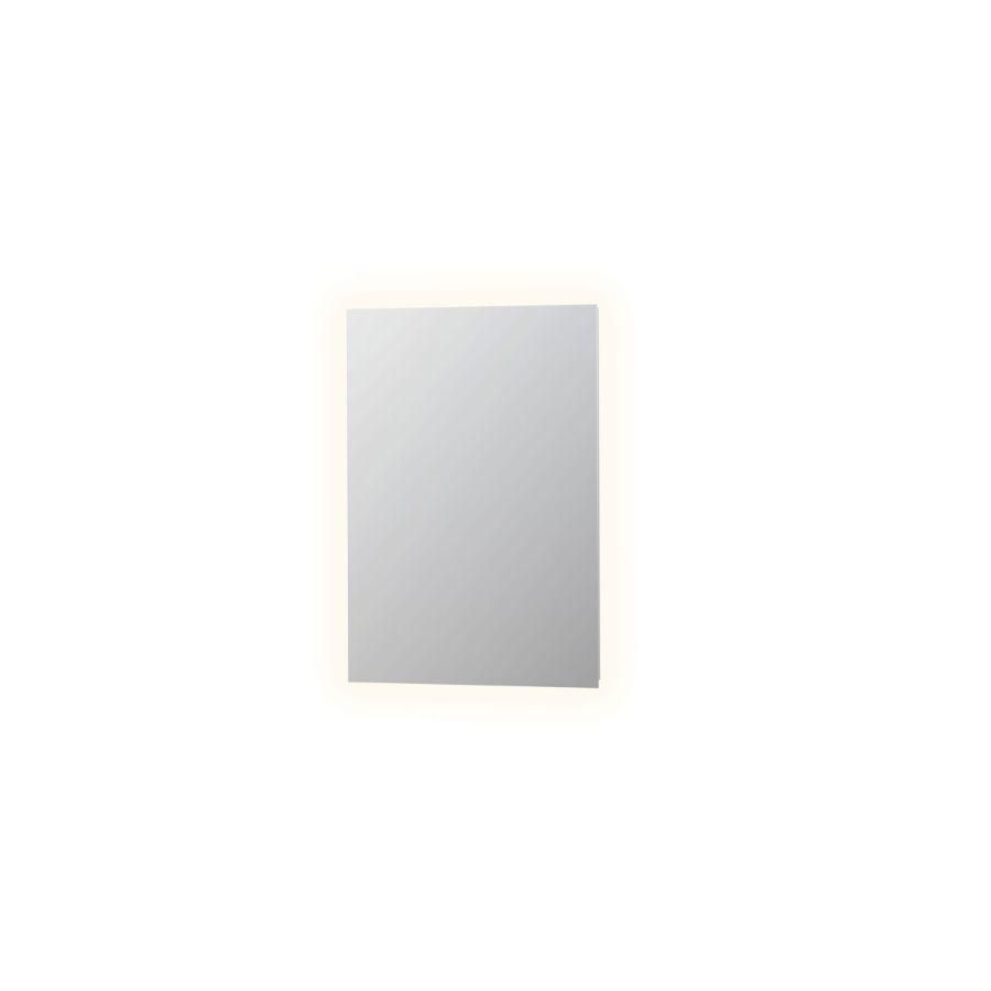 Spiegel SP5 op alu frame indirecte led verlichting rondom en sensorschakelaar 800x600mm alu