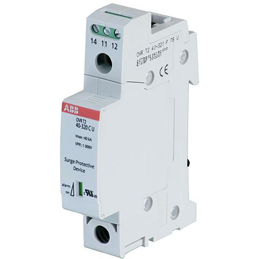 Overspanningsbeveiliging type 2 UL uitv. 1 pool 40kA 175V