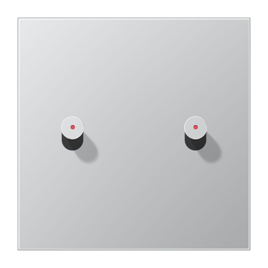 Afdekking LS1912 alum. 2 hevel kegel m.lens