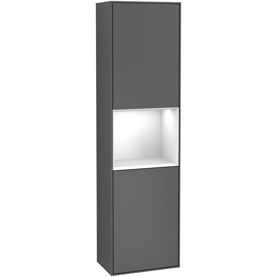 Hoge kast Finion 418x1516x270mm Antr. Matt Lacquer F460GFGK