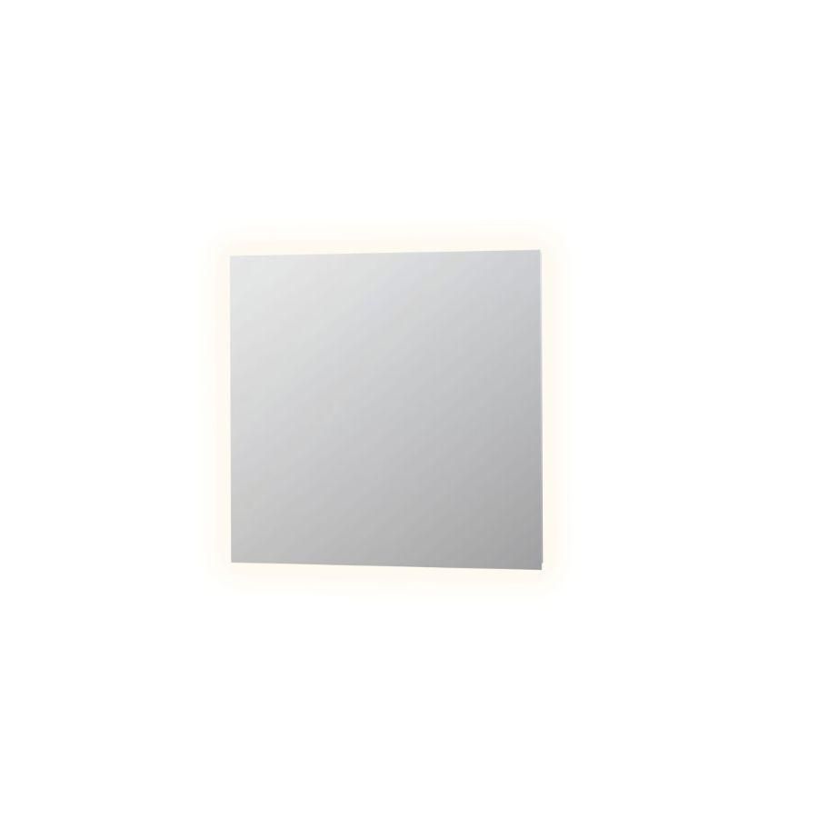 Spiegel SP5 op alu frame indirecte led verlichting rondom en sensorschakelaar 800x900mm alu