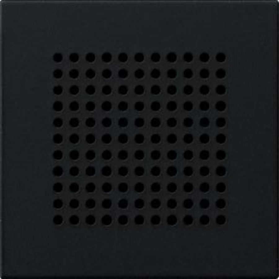 Afdekking luidspr. System 55 zwart m