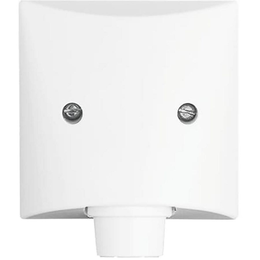 Centraalplaat inb draag afdekking zwakstr IP44 A-w alpinwit (2133-34)