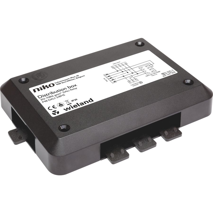 Wieland gesis verdeeldoos, DALI-relais, P48 DALI-2/BMS