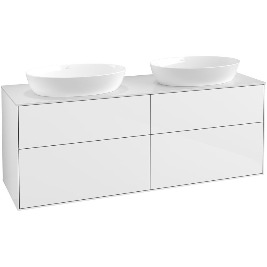 Wastafelonderkast Finion 1600x603x501mm G.White.L FA8100GF