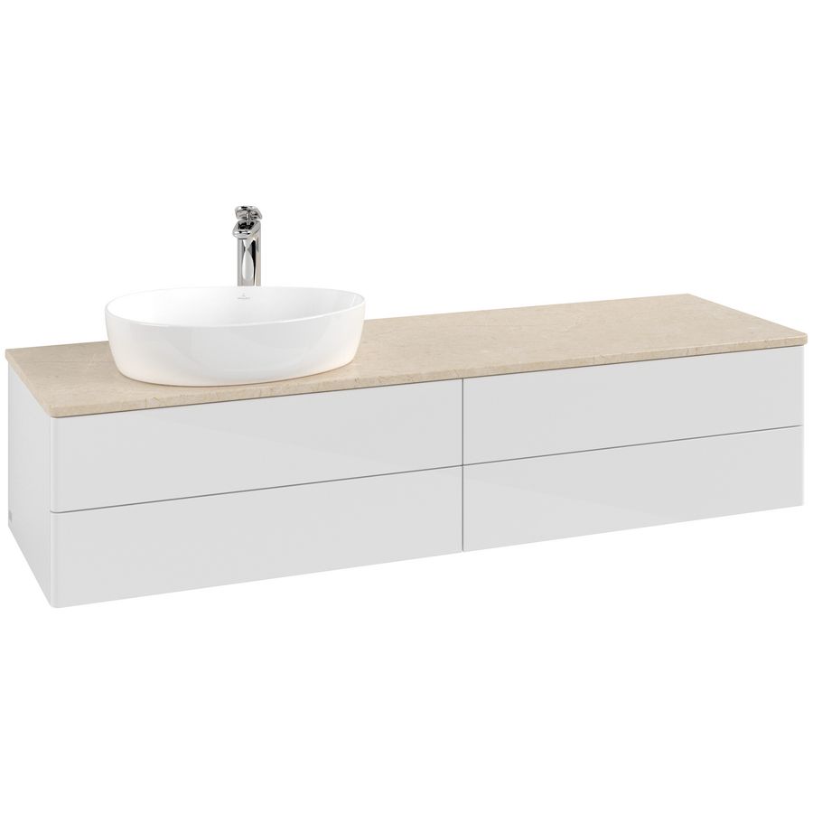 Wastafelonderkast Antao 1600x360x500mm G.White.L L26053GF