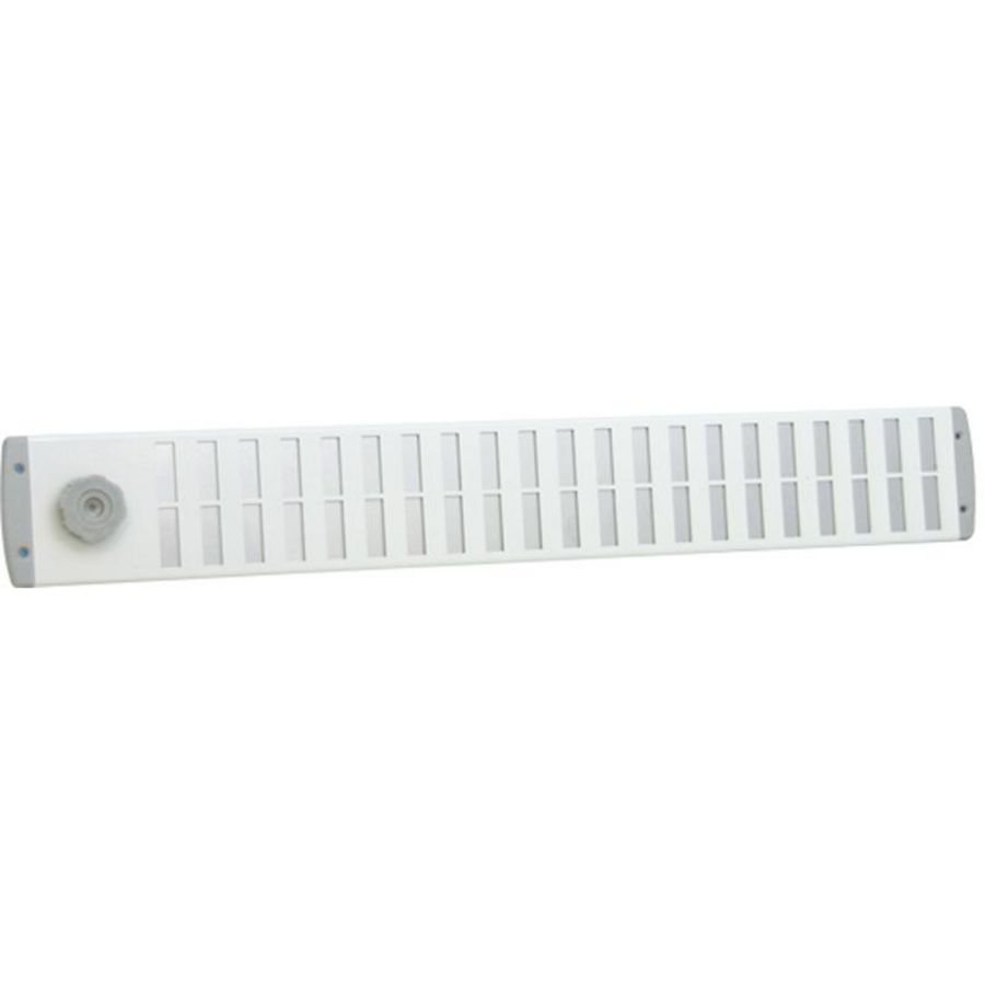 ALU schuifrooster Bold Line 650x90mm wit