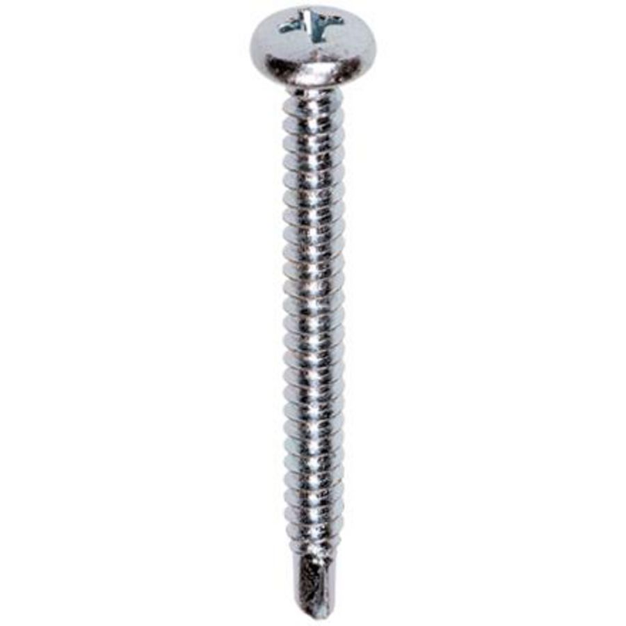 Zelfborende plaatschroef DIN7504N 4,2x13mm cilinderkop verzinkt VVE=200