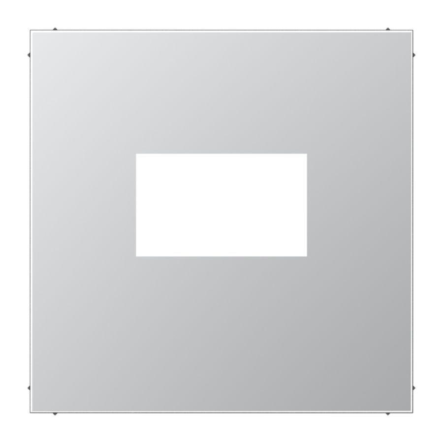 Afdekking alumin voor USB laadcontactds. LS
