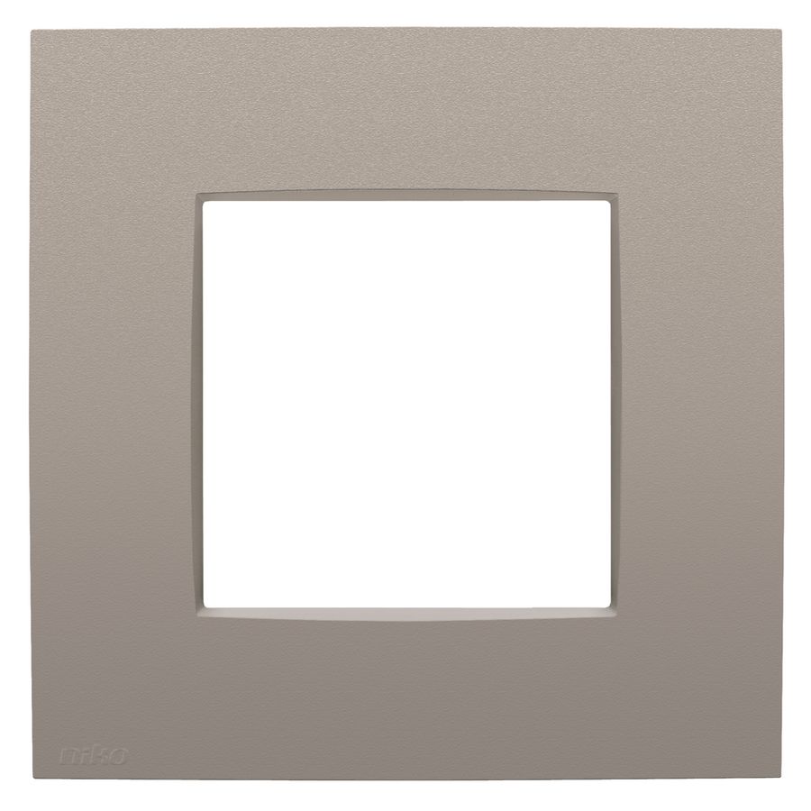 Enkelvoudige afdekplaat Niko Intense bronze coated VVE=40