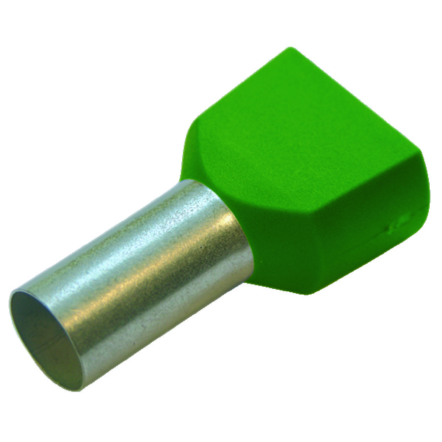 Pakket a 100st. Twin-adereindhulzen voor twee leidingen