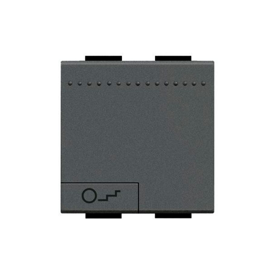 Wipschakelaarmet trap symbool 2 mod. antraciet Livinglight