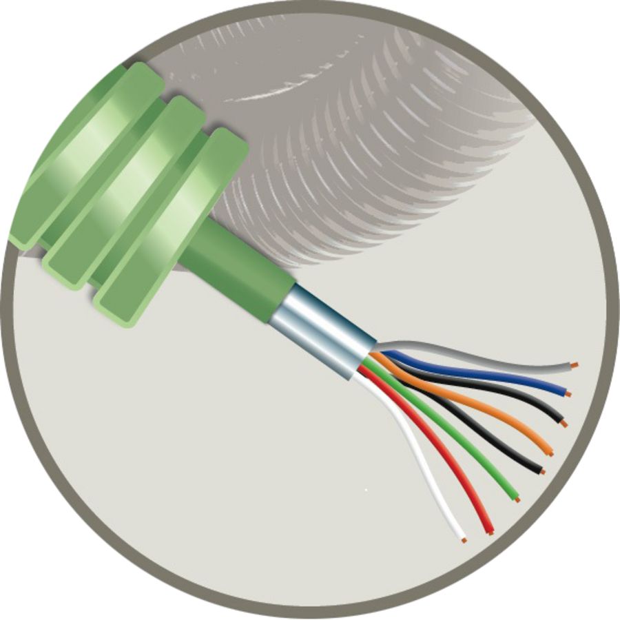 Rol a 100m. Buis Green flex 16mm Alarm 8x0,22