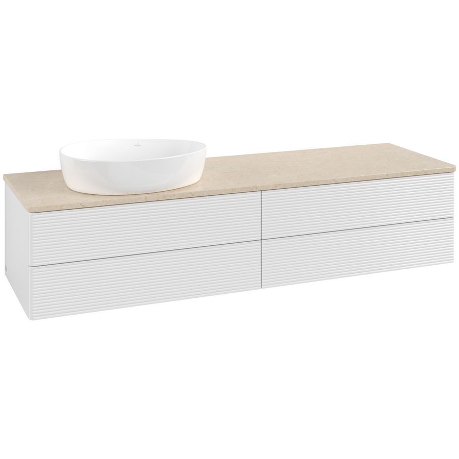 Wastafelonderkast Antao 1600x360x500mm G.White.L L26113GF