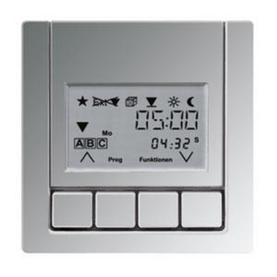 Afdekking LS-glans chroom stand.m.timer o.a.232ME