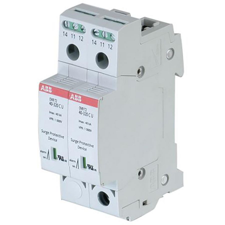Overspanningsbeveiliging type 2 UL uitv. 2 pool 40kA 175V