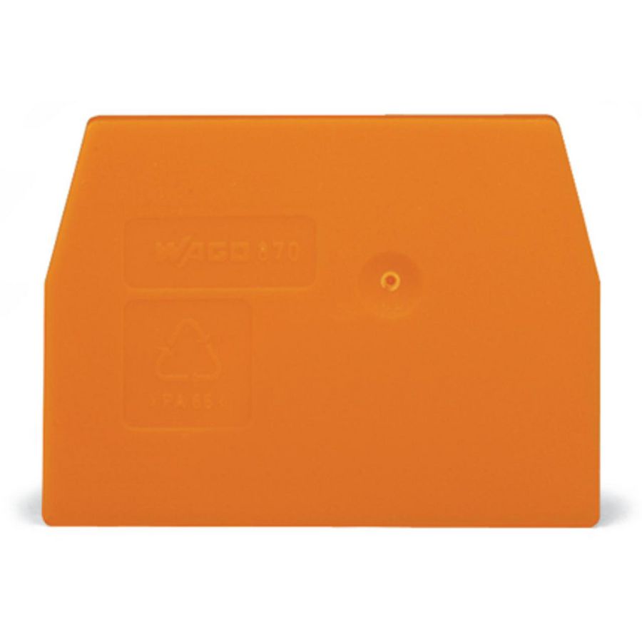 Scheidingswand 1mm dik oranje VVE=25