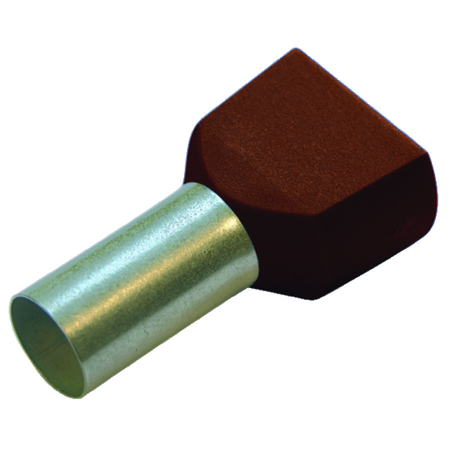 Pakket a 100st. Twin-adereindhulzen voor twee leidingen