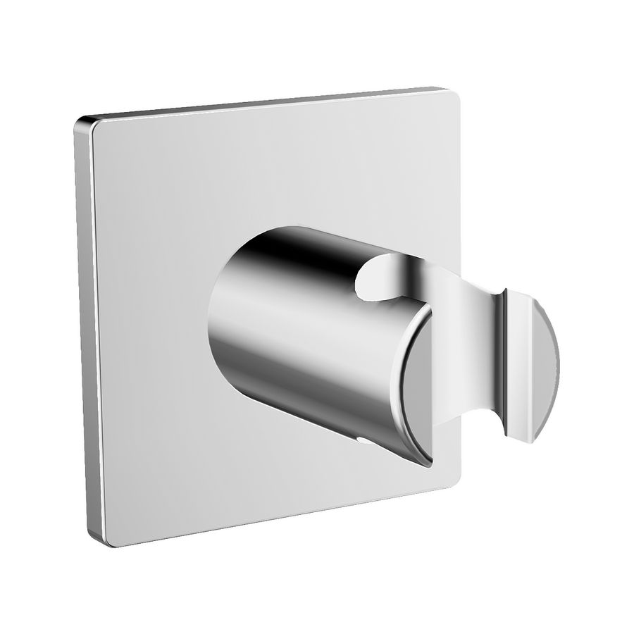 Designo wanddouchehouder volledig metaal chroom