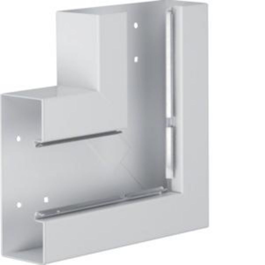 Vlakke hoek staal voor goot BRS 65x170mm lichtgrijs