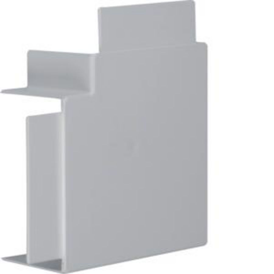 Vlakke hoek voor goot 60x110mm LF/FB grijs