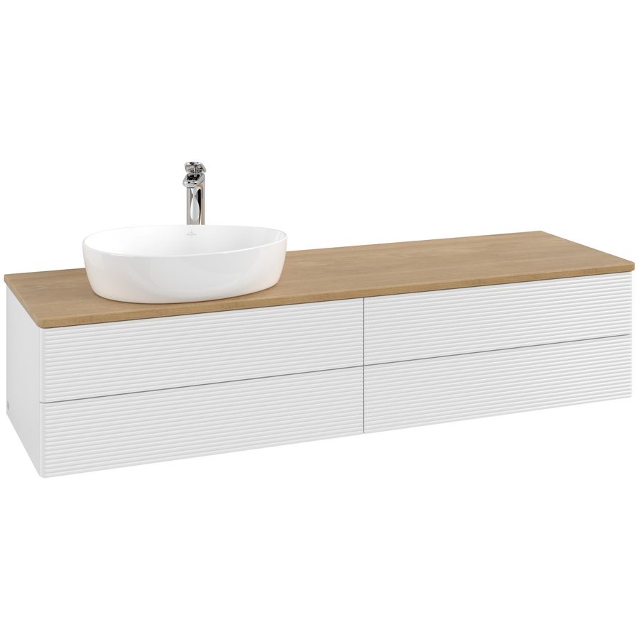 Wastafelonderkast Antao 1600x360x500mm G.White.L L26151GF