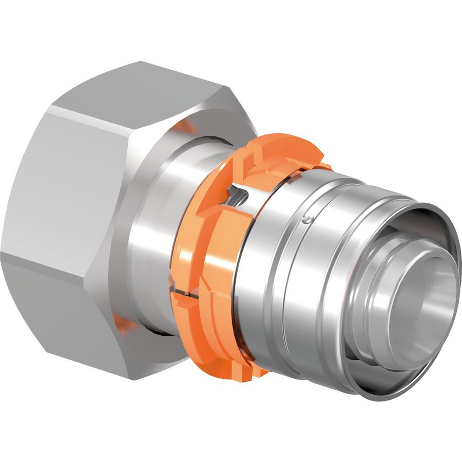 2-del. koppelig Uni-X S-press 20mm x 3/4" wartel Eurocon.