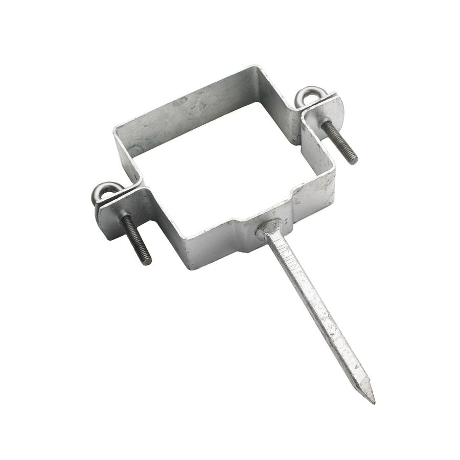 Gegalvaniseerde scharnierpijpbeugel vierkant 60x 60mm