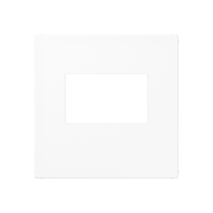 Centraalplaat thermoplast alpin wit AS500