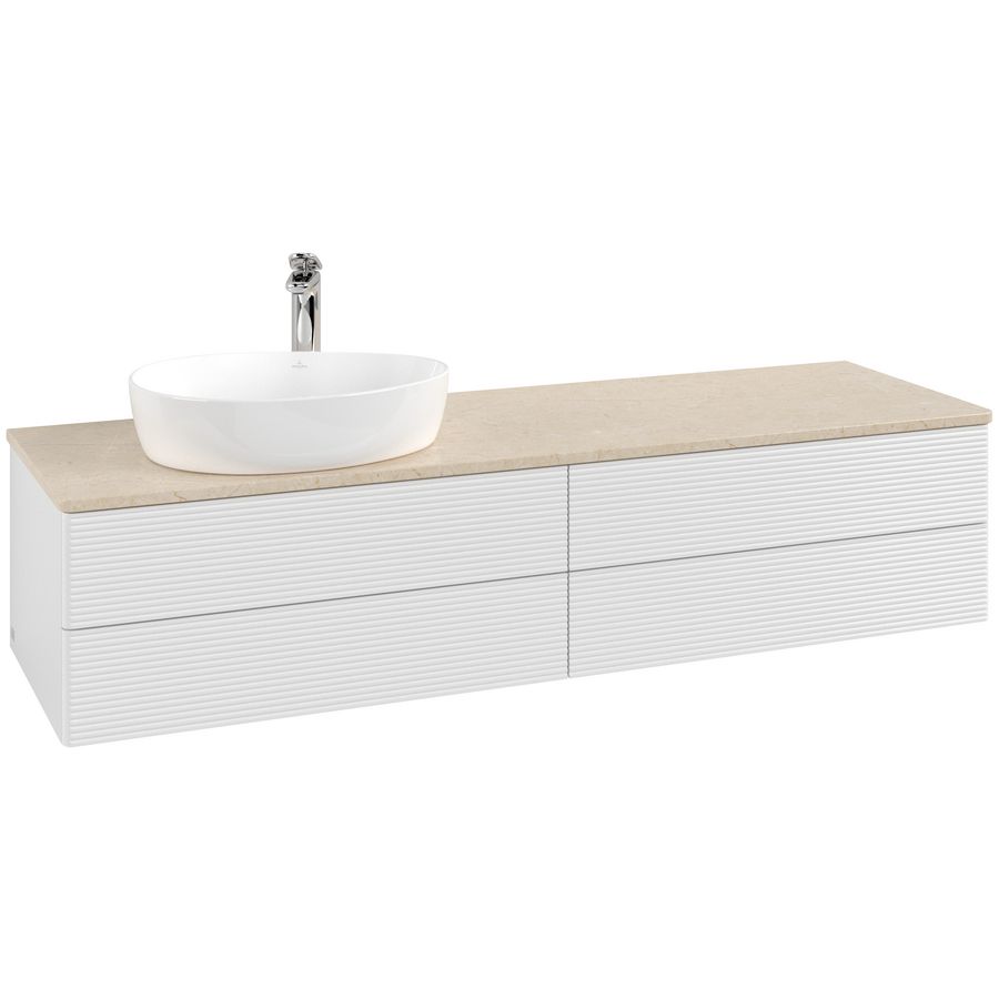 Wastafelonderkast Antao 1600x360x500mm G.White.L L26153GF