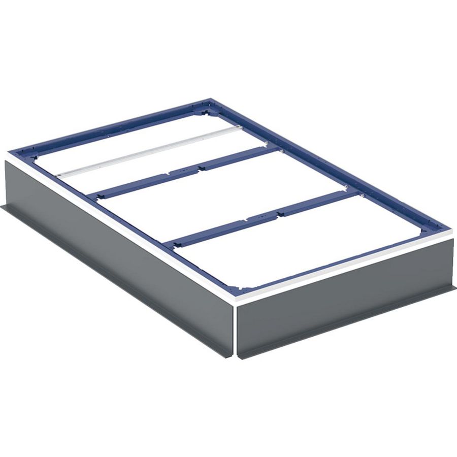 Installatieframes voor douchevloer 150–180cm voor tien steunpoten: 160x100cm