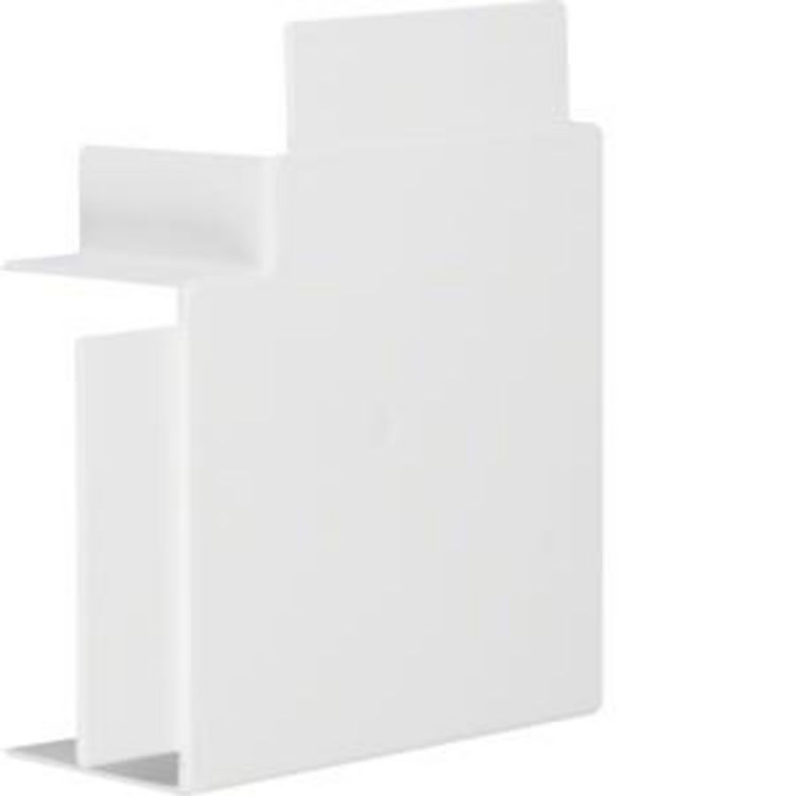 Vlakke hoek voor goot 60x110mm LF/FB verkeerswit