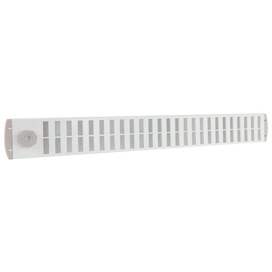 ALU schuifrooster Bold Line 750x90mm wit