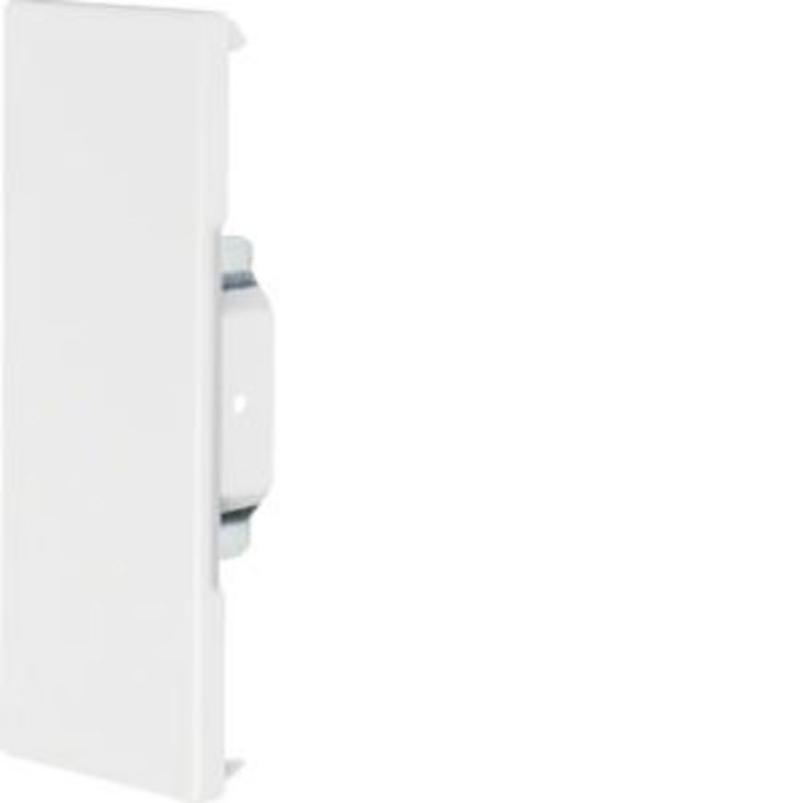 Eindplaat staal voor goot BRS 65x170mm helderwit