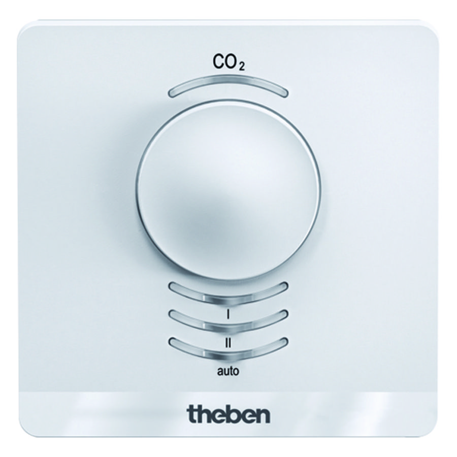 CO2-Sensor met 2 schakeluitgangen, 3 analoge uitgangen 0-10V