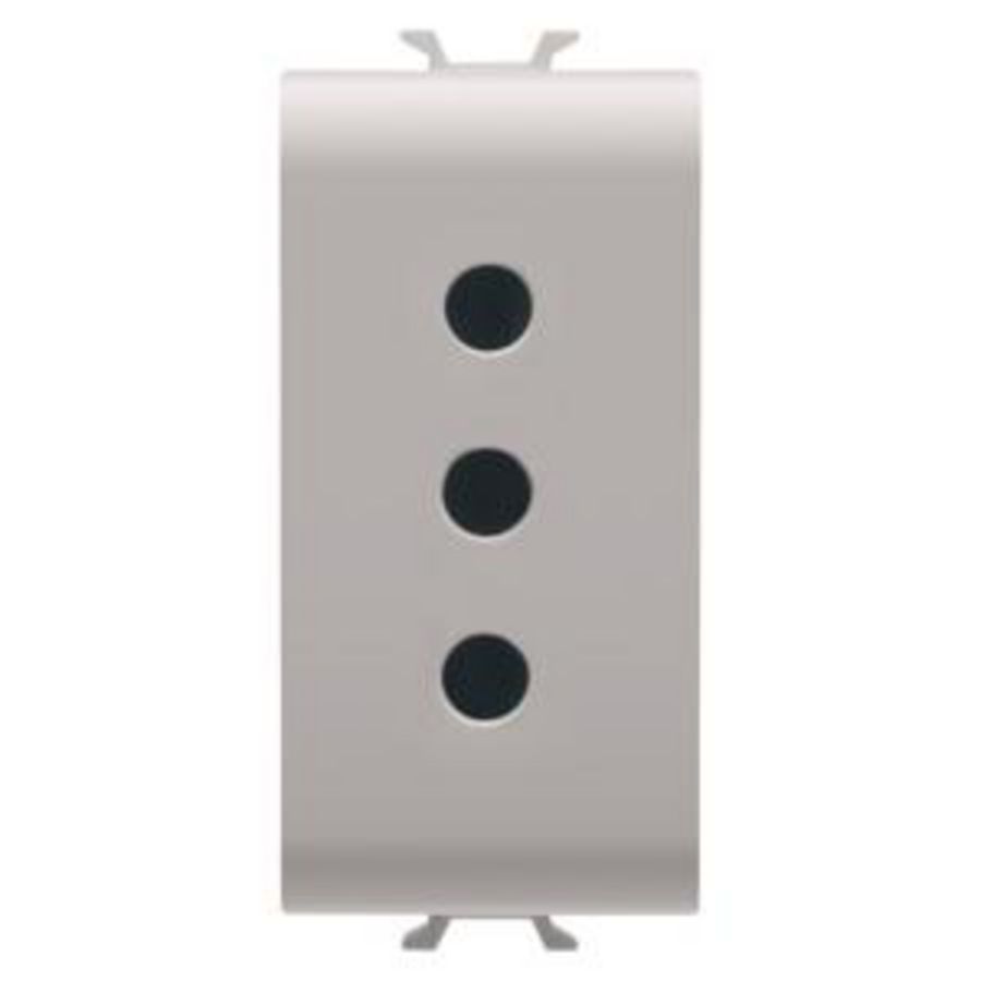 ITALIAN STANDARD SOCKET-OUTLET 250V ac-2P+E 10A-P11-1 VVE=12