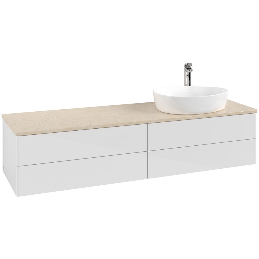 Wastafelonderkast Antao 1600x360x500mm G.White.L L27053GF