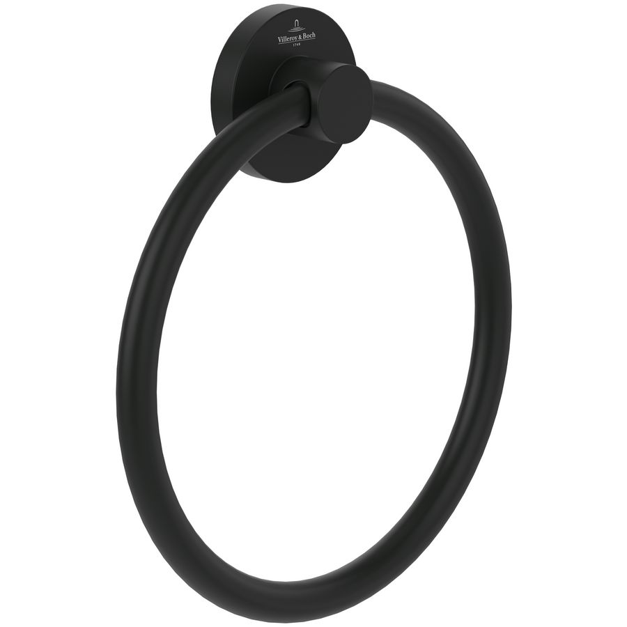 Handdoekhouder Elements - Tender Matt Black TVA151005000K5