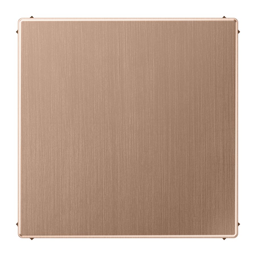 Afdekking blind klembevestiging LS brons