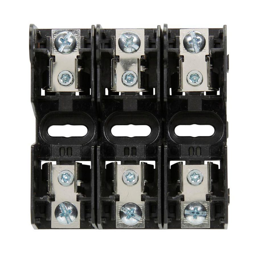 Zekeringblok Class J fuse block 600V 30A Screw 3 pole VVE=4