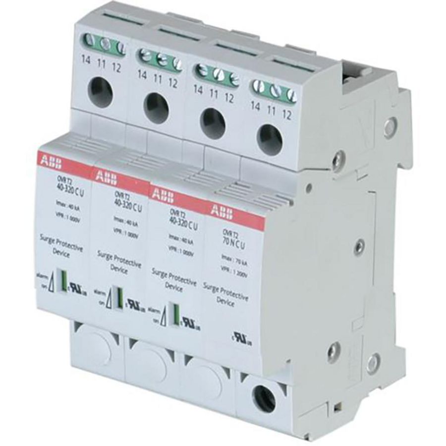 Overspanningsbeveiliging type 2 3 fase+N hulpcontact UL