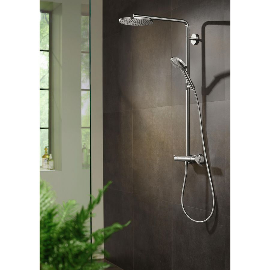 Showerpipe 240 Raindance S Powderrain 1 straalsoort 27633140 brushed bronze