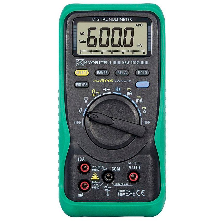 Digitale TRMS Multimeter, 0-600VAC/DC, 10A AC/DC
