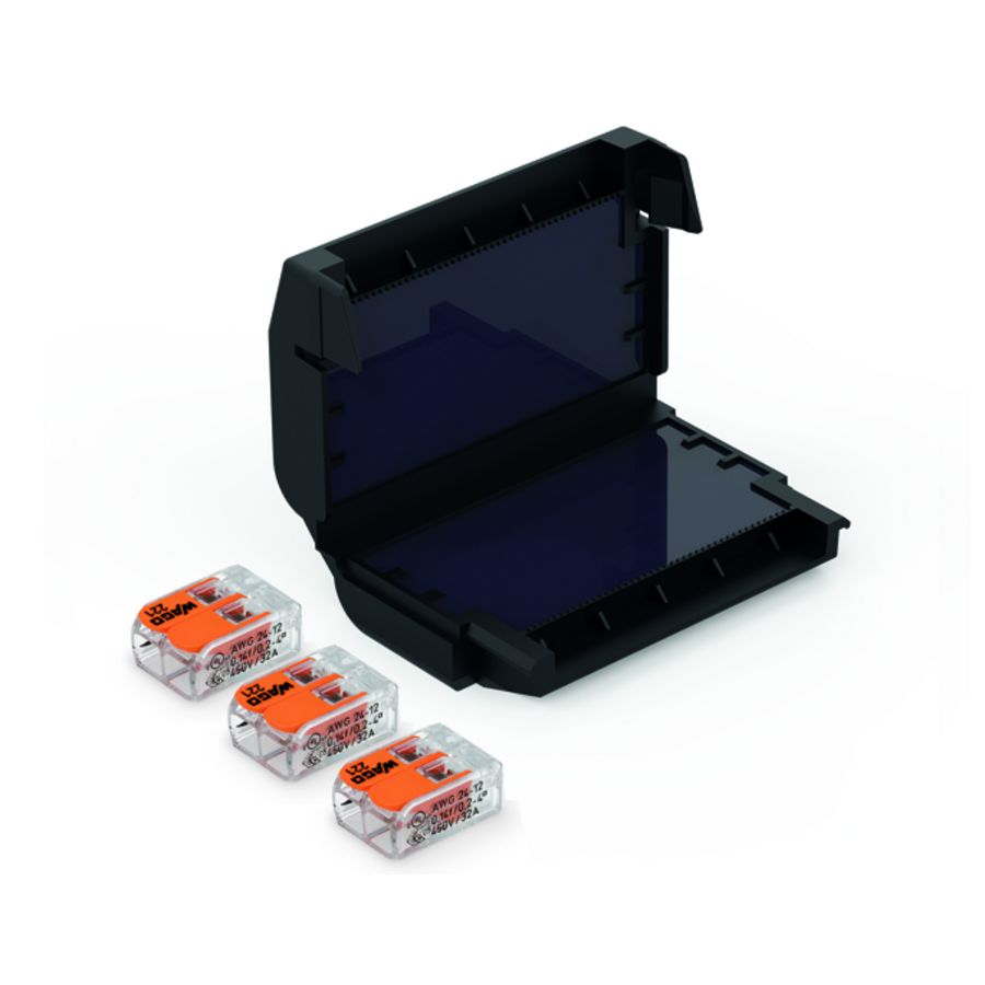 EASY-PROTECT/332 blister incl.3x WAGO 2V lasklem en Gelbox