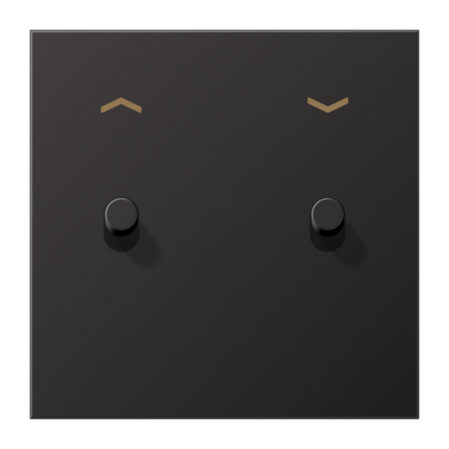 Afdekking LS1912 dark 2x hevel jal.cylinder