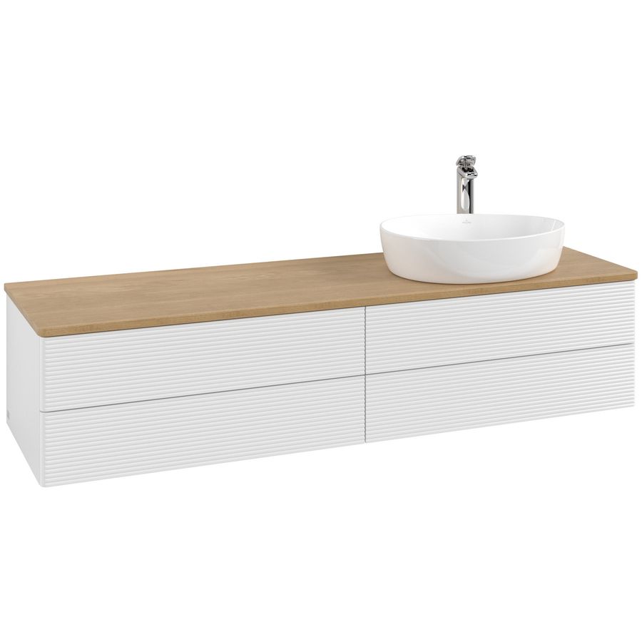 Wastafelonderkast Antao 1600x360x500mm G.White.L L27151GF