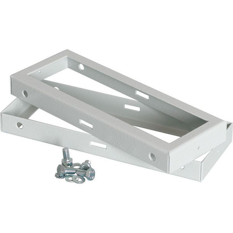 Hoekbescherming kit sokkel IP30 100x300mm blind/open grij
