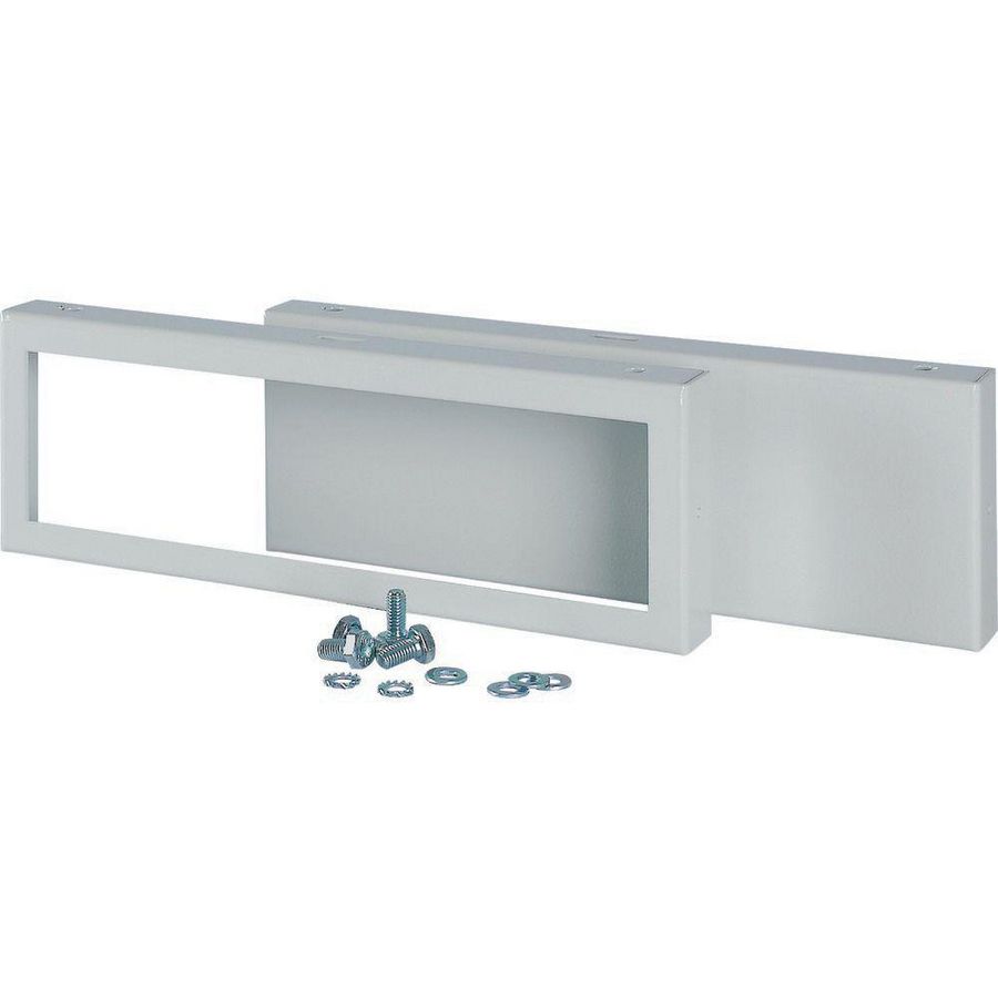 Hoekbescherming kit sokkel IP30 HxD=100x300mm blind/open wit